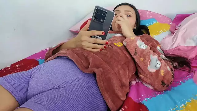 Madura rosibels stepfathers desire: condón dentro su coño