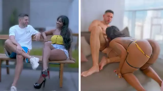 Madura MILF brasileña se pone abajo y sucio con Blazing Hot Sex Show