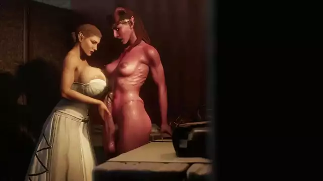Madura MILF enseña demonio tímido todo sobre el sexo - Animated Online Futa on Female