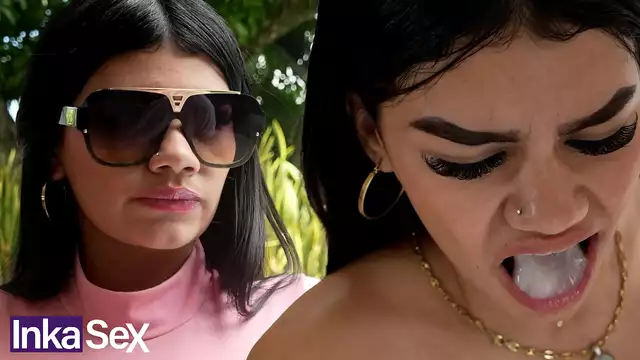 Madura Colombiana Traga Semen Asqueada ~ Impactante Video Porno